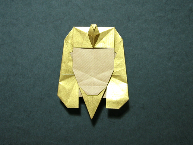 Blog, Tutankhamun mask (Marcela Brina) origami