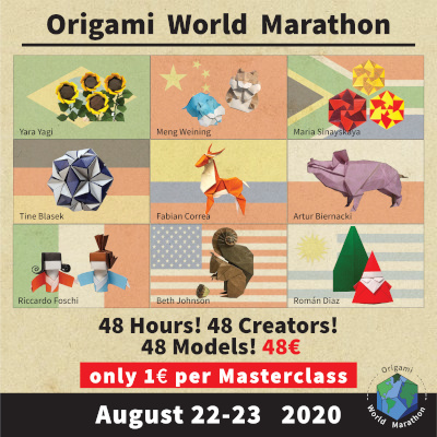 Origami World Marathon Poster