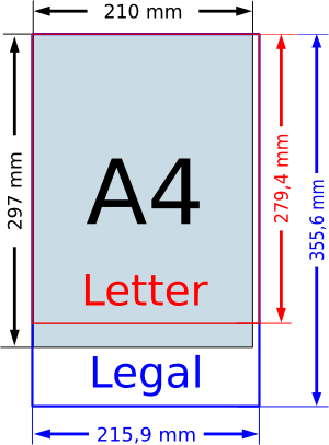 Is printer paper a4 or letter?